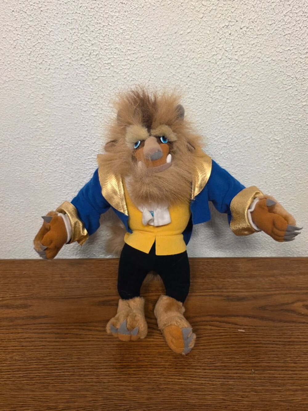 Vintage 1992 Plush Disney Beast from Beauty and the Beast 12" Stuffed Animal